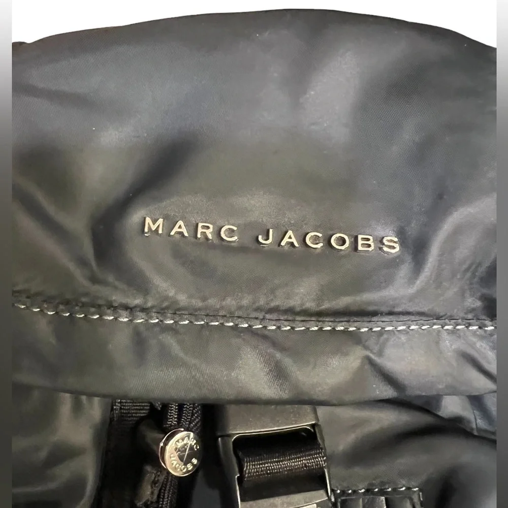 Marc Jacobs Mallorca Backpack Black Nylon Leather M0008139 From Japan.​​​​​​